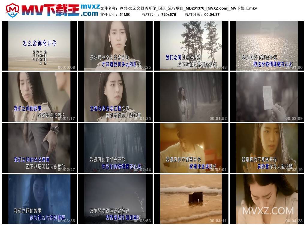 冷酷-怎么舍得离开你_国语_流行歌曲_MB201376